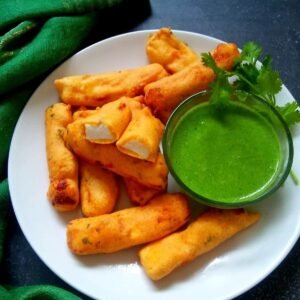 PANEER PAKORA ( CRISPY BATTER FRIED PANEER)