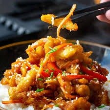 SHRATED CHICKEN IN HUNAN SAUSE